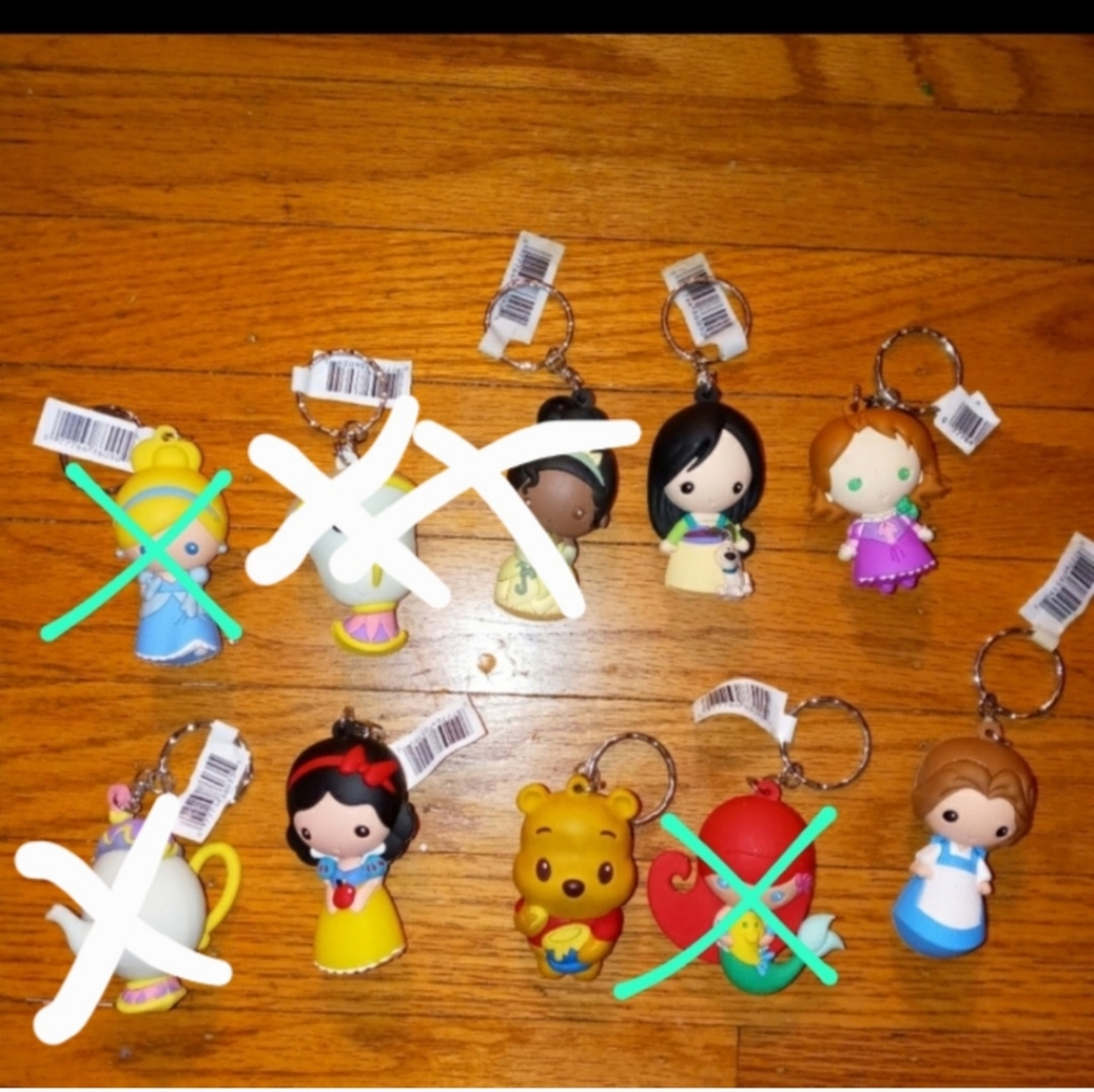 Bundle deal 2 for $10!! Disney licensed keychains